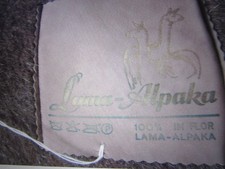 Naturhaardecke Lama Alpaka