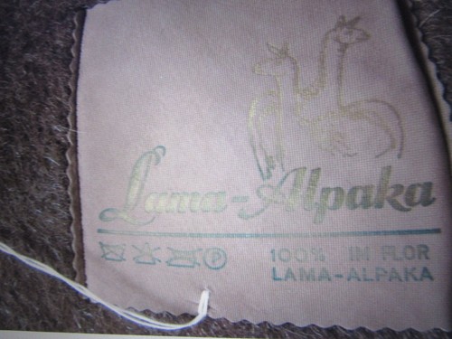 Naturhaardecke lama alpaka - lama,