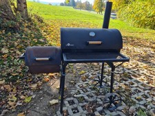 Smoker Grillwagen - Holzkohlegrill, Räuchergrill, Barbecue BBQ, Fahrbar