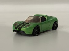 Hotwheels Tesla Roadster grün 2008 Modellauto 1:64
