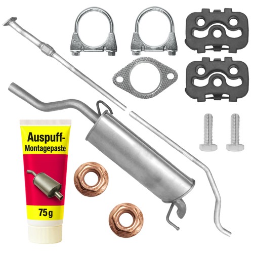 Edex abgasrohr endtopf - +,