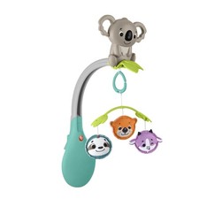 FISHER-PRICE Fisher-Price 3-in-1 Mobil - Koala-Motiv, für Kinderbetten, Kinderwa