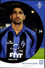 Autogrammkarte Fußballer