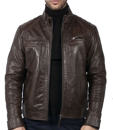 Herrenjacke 100 echtleder - herrenjacke,