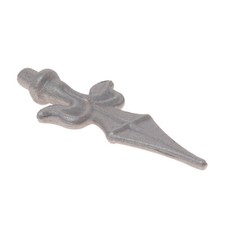 20x Zaunspitze Zierspitze schmiedeeisen Zaun Rundsockel 12 mm Gußspitze Zaunbau