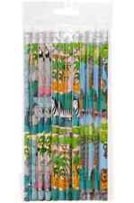 Sonderposten 144 x Bleistifte *Wilde Tiere Schreiben, Radiergummi, Malen, SALE!!