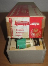 EHEIM BUS mit Anhänger grün/creme im Originalkarton f. Sammler/Bastler