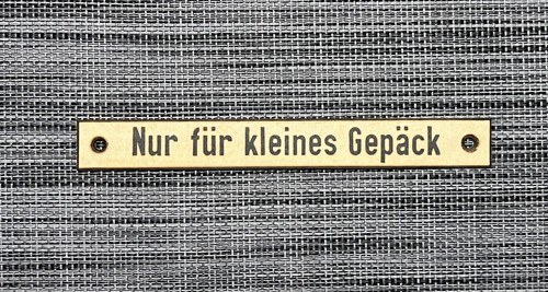 Schild deutsche bundesbahn - 1x,