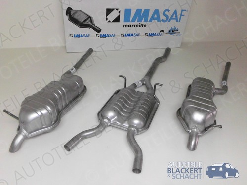 Imasaf auspuff set mitteltopf - auspuff,