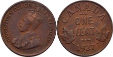 Canada 1 Cent 1927 Georg V