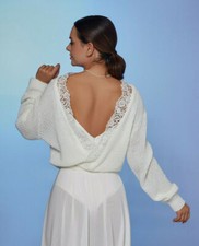Bolero Braut Pullover Strick