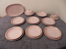 Hutschenreuter Rose Speiseservice Porcelani Goldrand für 6 Pers.