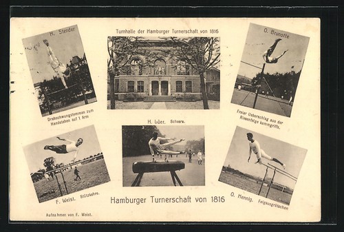 Hamburg georg hamburger - ak,