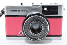 ▶️ NEUWERTIG OLYMPUS TRIP 35 Pink Point & Shoot 35mm Filmkamera Japan...