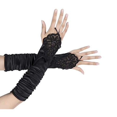 Damen spitze satin falten - satin,