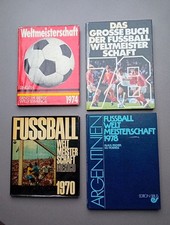 WM 1970-WM 1974-WM Fußball 1978.WELTMEISTERSCHAFT.4x Bücher. Teilweis Umschlag