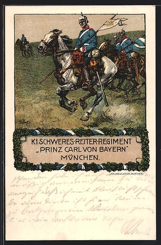 Künstler münchen k 1 - künstler-ak, k.1