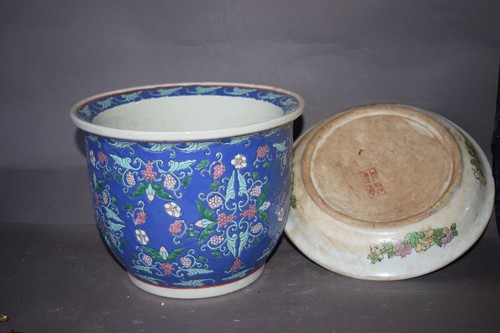 Porzellan blumentopf mit - porzellan,