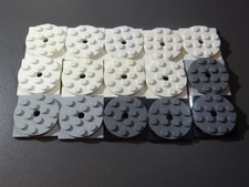 Lego 15x Drehscheibe 4x4x2/3 bunt Technik Technic Vintage Legoland Ninjago Star