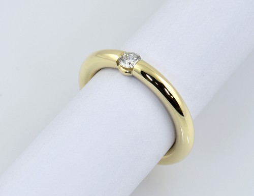 Diamant solitär ring 585 - diamant,