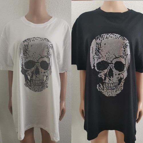 Totenkopf glitzer shirt - shirt, in