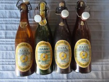 4 alte Bierflaschen - 0,5 l - BABA Export hell mit Bügelverschluss
