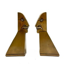 PAUL WUNDERLICH - original Bronzeskulptur "KLEINE BEZIEHUNGSKISTE" (2 Eggheads)