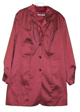 Ulla Popken Event festlicher Gehrock Gr. 48 bordeaux