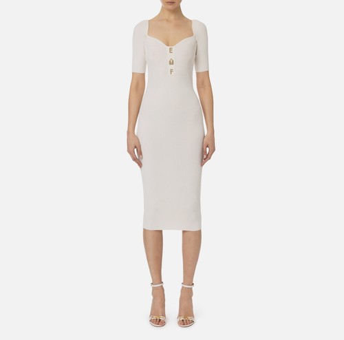 Elisabetta franchi midikleid - elisabetta,
