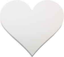 Herz Styropor Deko Weiß