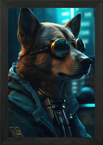 Cyberdog sci framed wall - cyberdog,