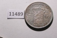 11489 Niederlande   1930;   2 1/2 Gulden  25 g  SILBER  0.720