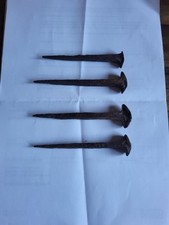  4Stück Antike geschmiedete Nägel 100mm Lang stabil und Schwer