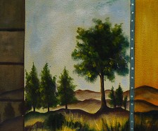 Painting - Forest View - Hand
