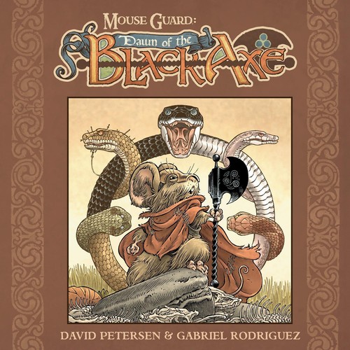 Mouse guard dawn the black - guard:,