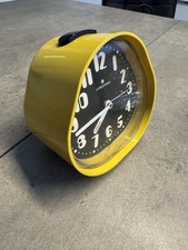 Junghans Space Age Wecker Uhr 70er Jahre Gelb Vintage Mid Century