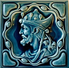 Jugendfstil-Fliese König