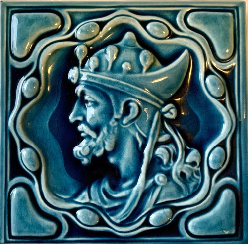 Jugendfstil fliese könig - jugendfstil-fliese,