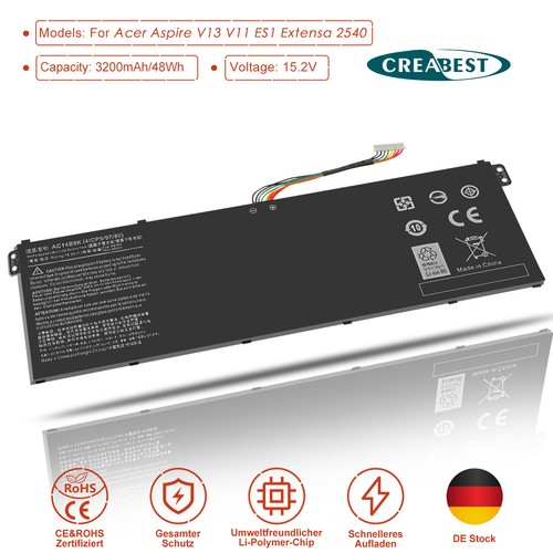 3200mah ac14b8k - 15.2v,