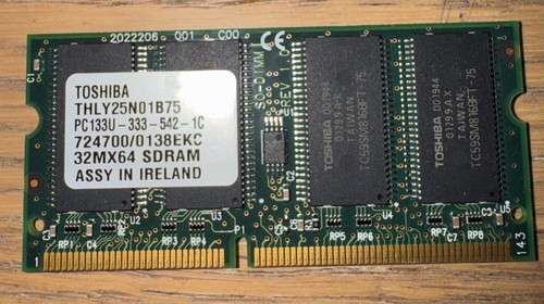 Toshiba 256mb sdram - toshiba, so-dimm