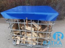 IBC - Abdeckhaube - Abdeckung IBC Gitterbox aus LKW Plane 900g/m²  Marineblau