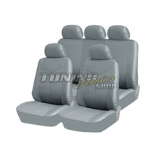 Premium Kunstleder Sitzbezug Auto Sitzbezüge Sitz GRAU SET für viele Fahrzeuge