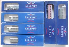 LILIPUT- H0:  6tlg.  DRG-  "REICHSADLER" Schürzenwagen- SET,  OVP,   Ep.II 