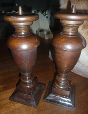 2 Kerzenleuchter HOLZ