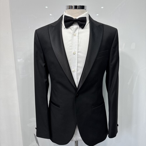 Tailoring black slim - m&s, fit