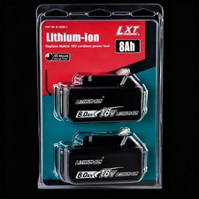 2X Original BL1860B 18V/8,0Ah