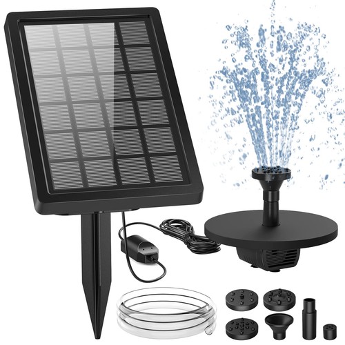 Solar teichpumpe 225l h - teichpumpe, 5w