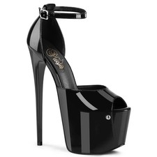 Sale JUBILANT-15 Pleaser High Heels Fesselriemchen Plateausandaletten schwarz 43
