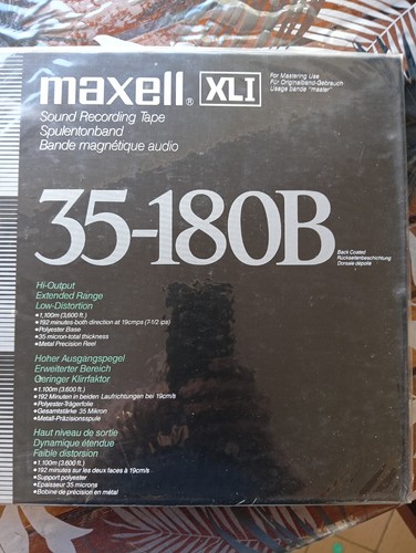 Maxell xli 180b reel - maxell,