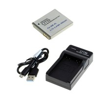 Akku und USB Ladegerät für Canon Ixus 30 40 50 55 60 65 70 75 80 IS 82 IS 100 IS